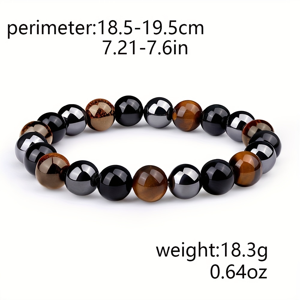 4pcs Classic Hematite Bracelet Set